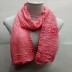 Cotton Half Net Stole-Pink